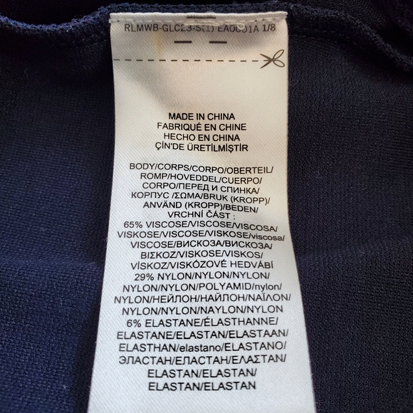 Lauren Ralph Lauren Navy Women's Pants - Picture 5 of 9